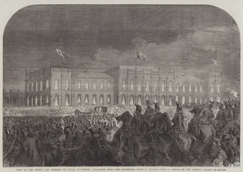 Bezoek van de Prins en Prinses van Wales aan Zweden, Vertrek vanaf het Gottenborg Treinstation